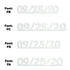 Custom-Fetti Date - 09/25/24 or 09/25/25  White