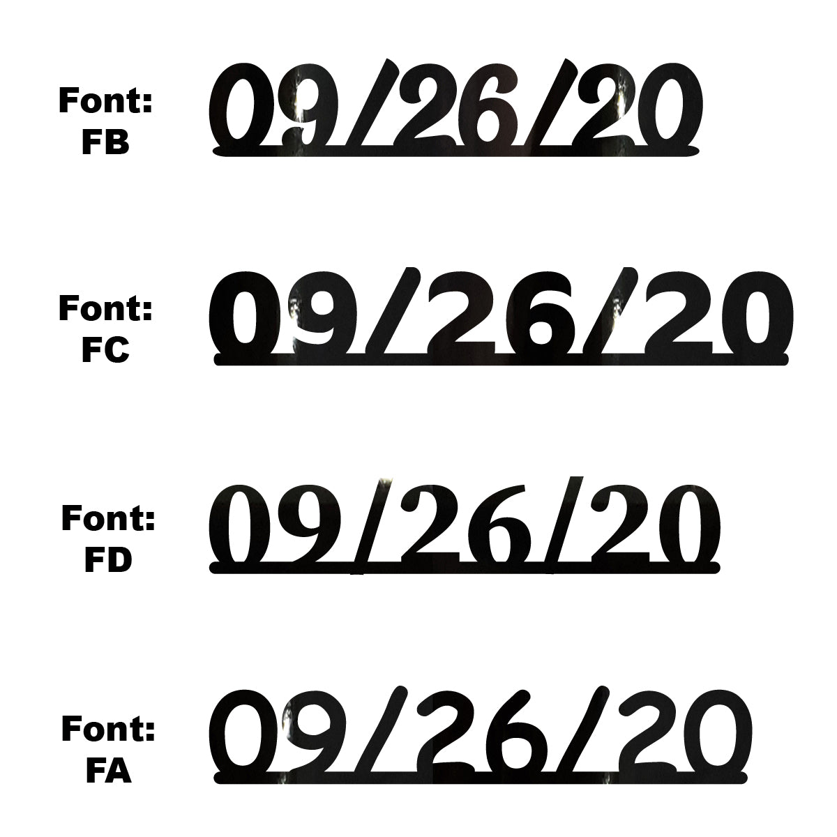 Custom-Fetti Date - 09/26/24 or 09/26/25  Black