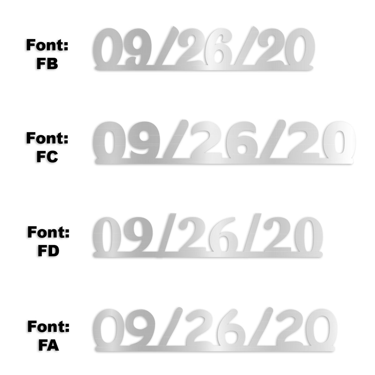 Custom-Fetti Date - 09/26/24 or 09/26/25  Silver