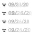 Custom-Fetti Date - 09/26/24 or 09/26/25  Silver