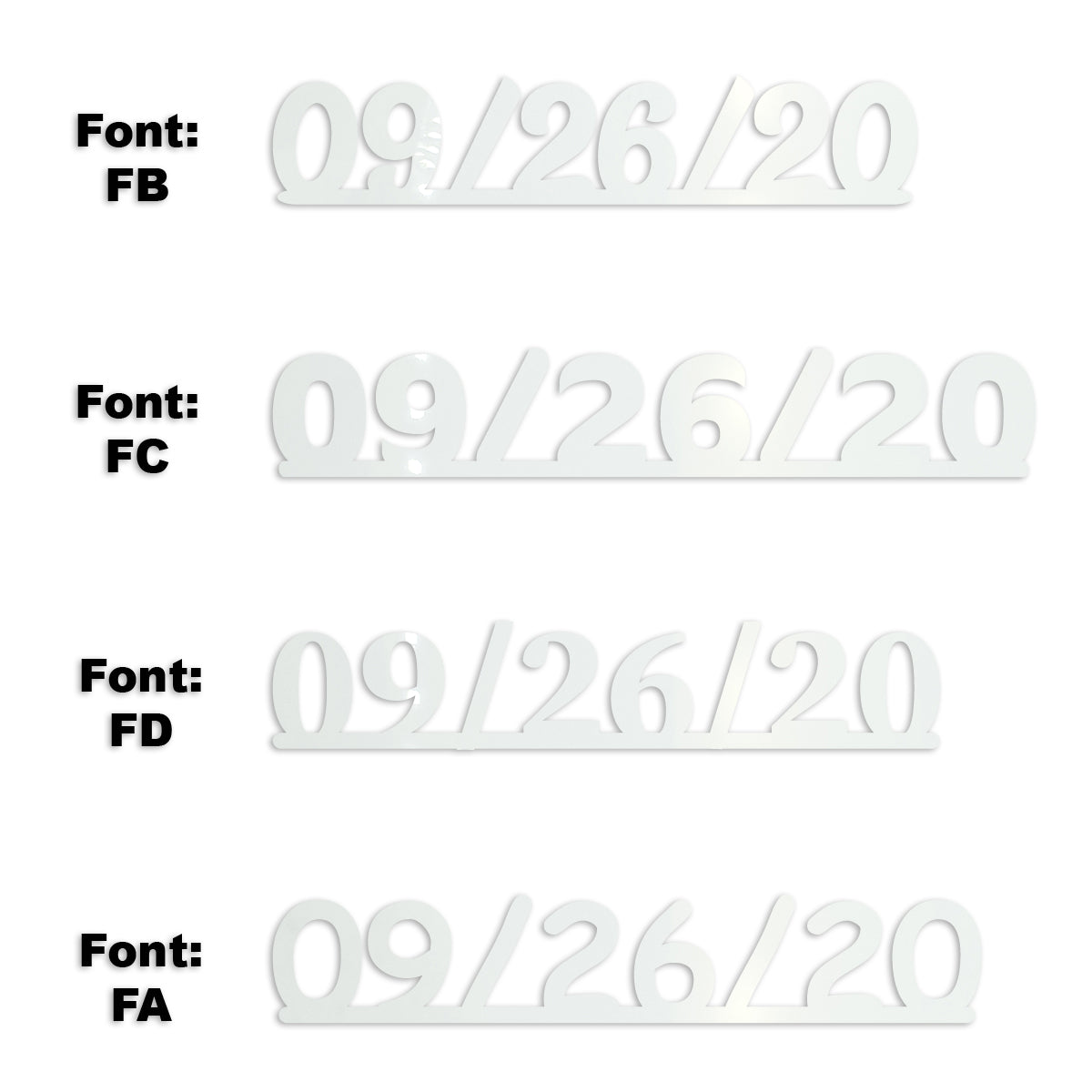 Custom-Fetti Date - 09/26/24 or 09/26/25  White