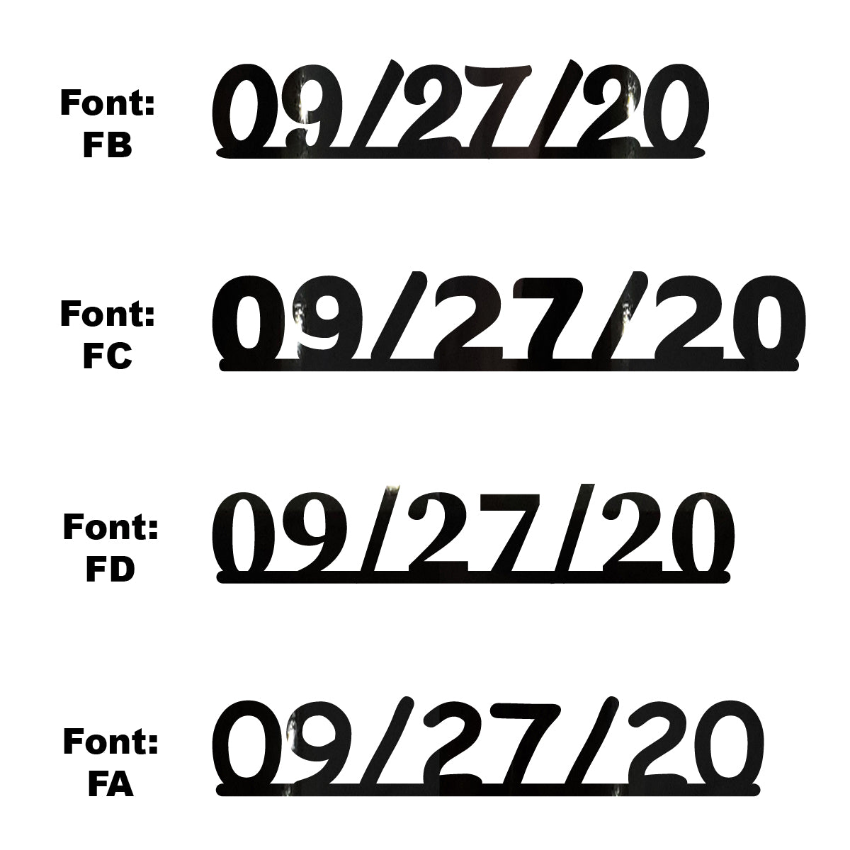 Custom-Fetti Date - 09/27/24 or 09/27/25  Black