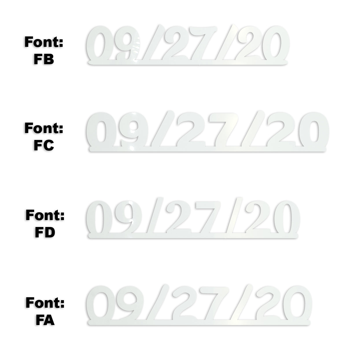 Custom-Fetti Date - 09/27/24 or 09/27/25  White