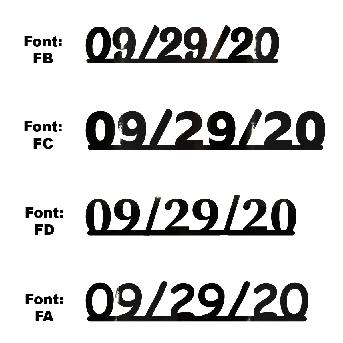 Custom-Fetti Date - 09/29/24 or 09/29/25  Black