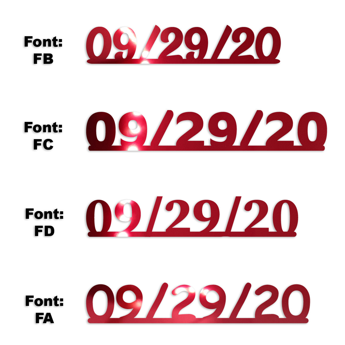 Custom-Fetti Date - 09/29/24 or 09/29/25  Red