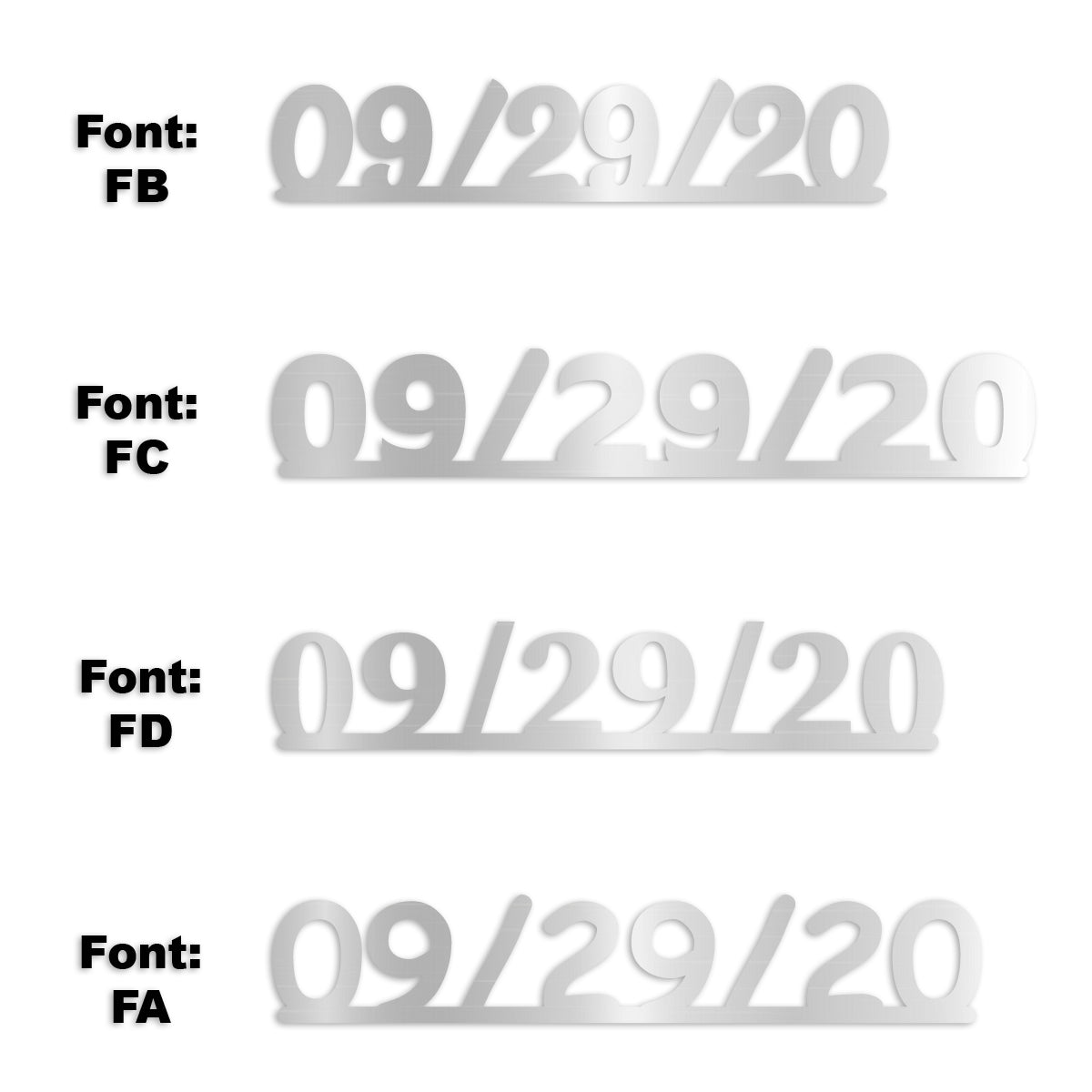Custom-Fetti Date - 09/29/24 or 09/29/25  Silver