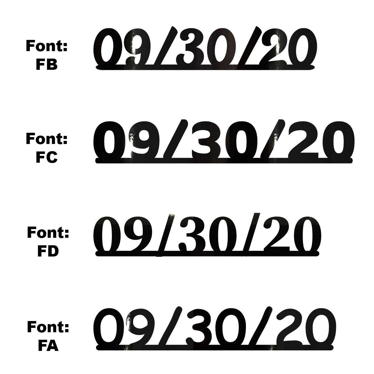 Custom-Fetti Date - 09/30/24 or 09/30/25  Black