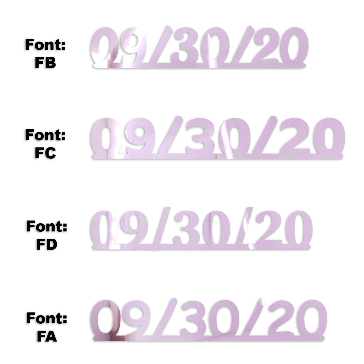 Custom-Fetti Date - 09/30/24 or 09/30/25  Pink