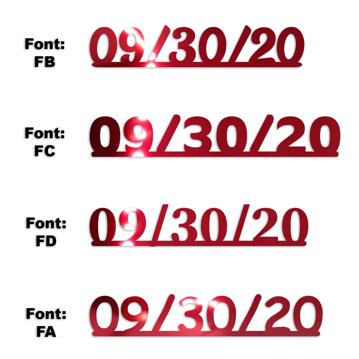 Custom-Fetti Date - 09/30/24 or 09/30/25  Red