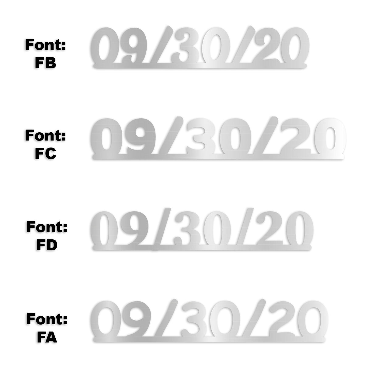 Custom-Fetti Date - 09/30/24 or 09/30/25  Silver