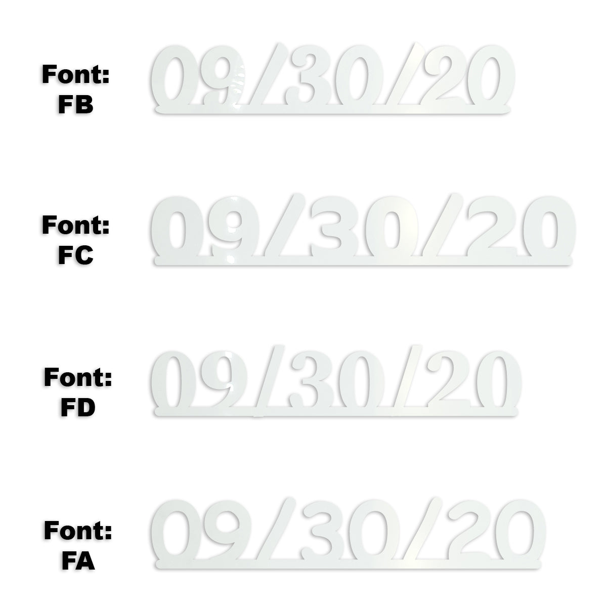 Custom-Fetti Date - 09/30/24 or 09/30/25  White