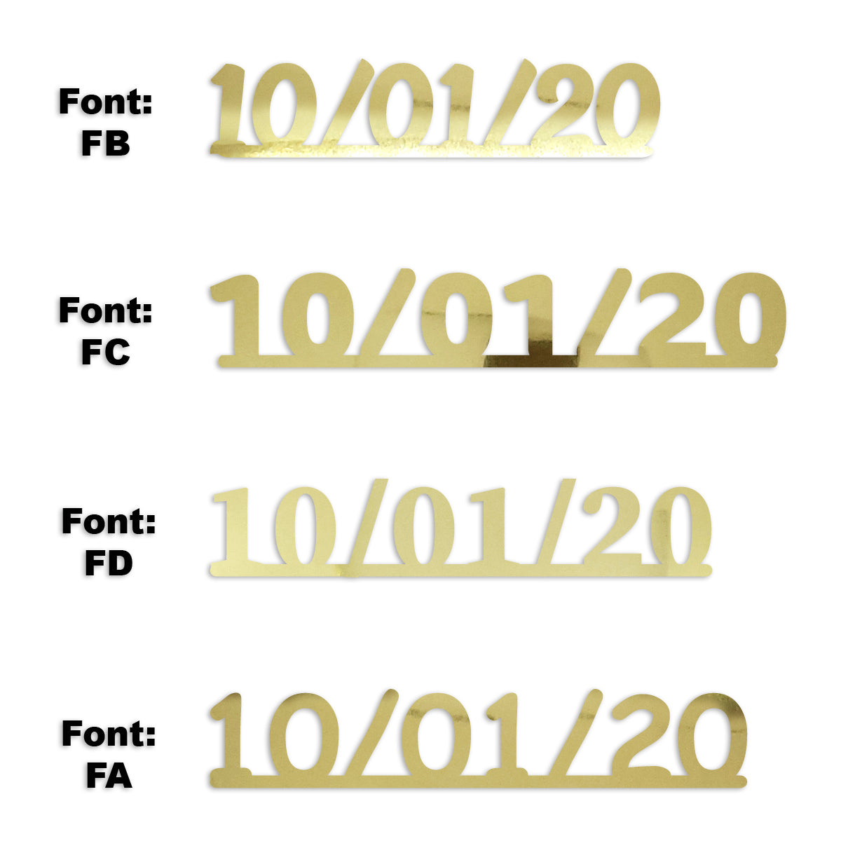 Custom-Fetti Date - 10/01/24 or 10/01/25  Gold