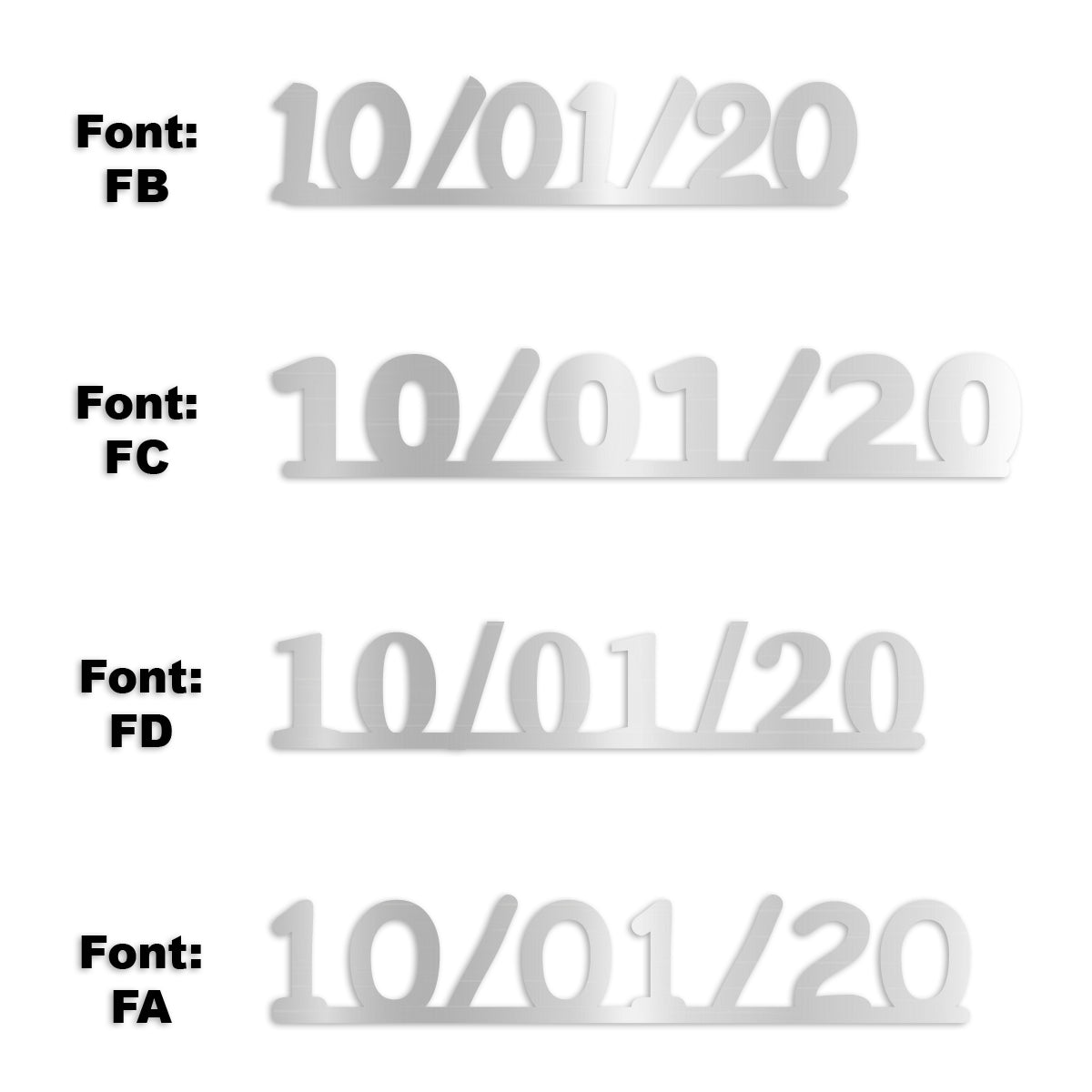 Custom-Fetti Date - 10/01/24 or 10/01/25  Silver