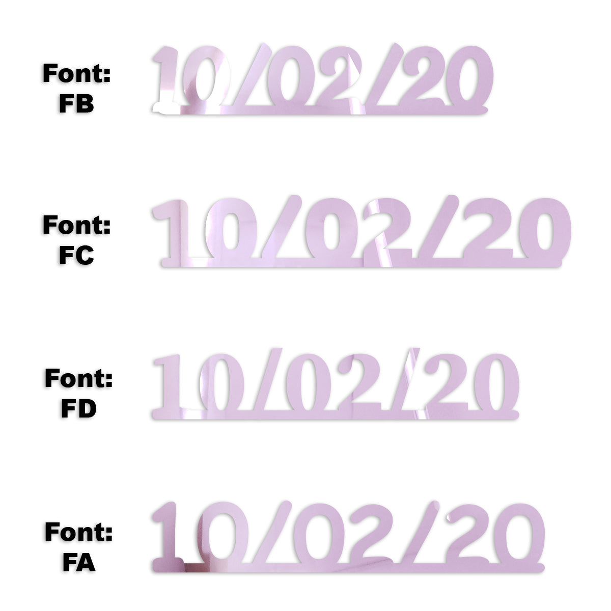 Custom-Fetti Date - 10/02/24 or 10/02/25  Pink