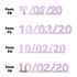Custom-Fetti Date - 10/02/24 or 10/02/25  Pink