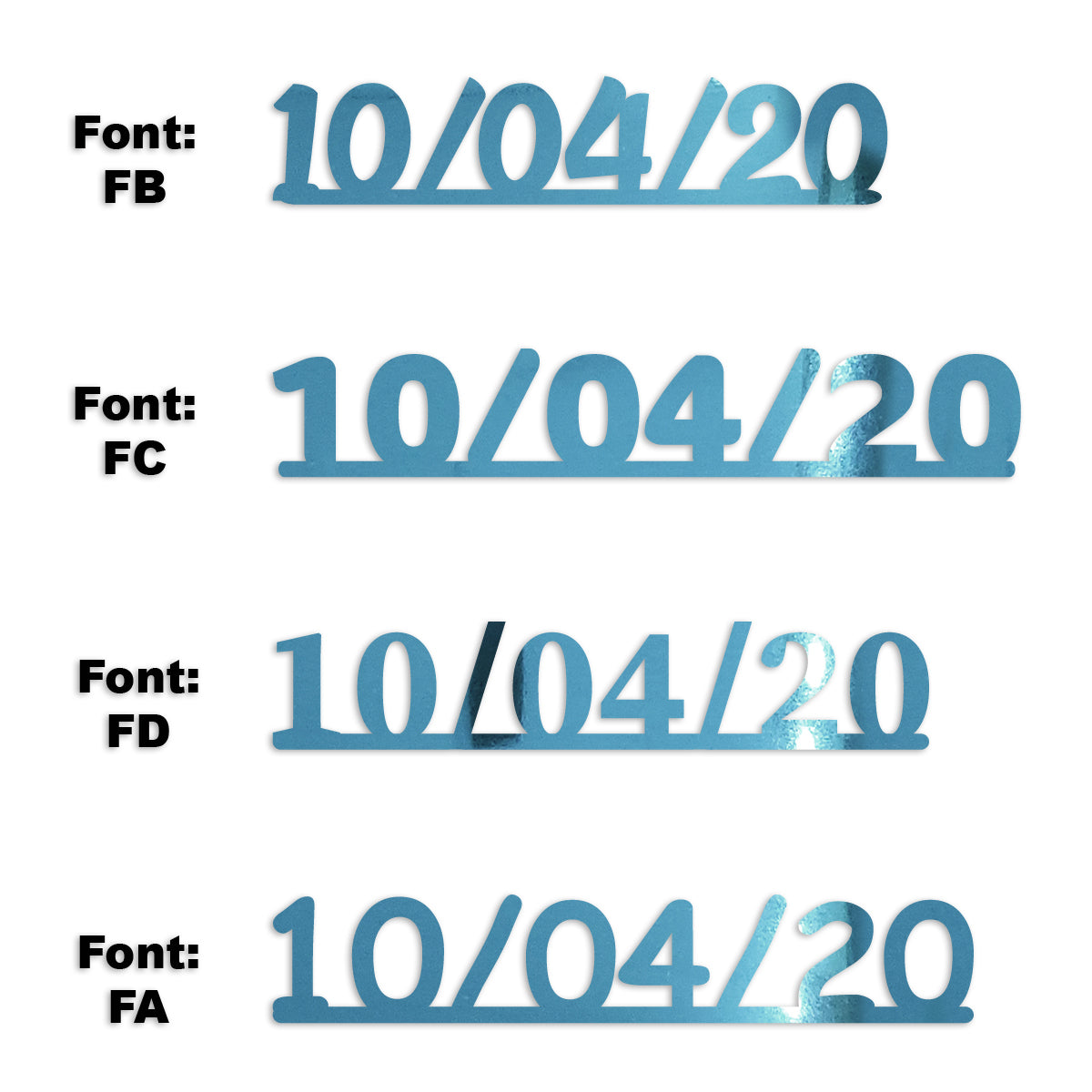 Custom-Fetti Date - 10/04/24 or 10/04/25  Blue Sky
