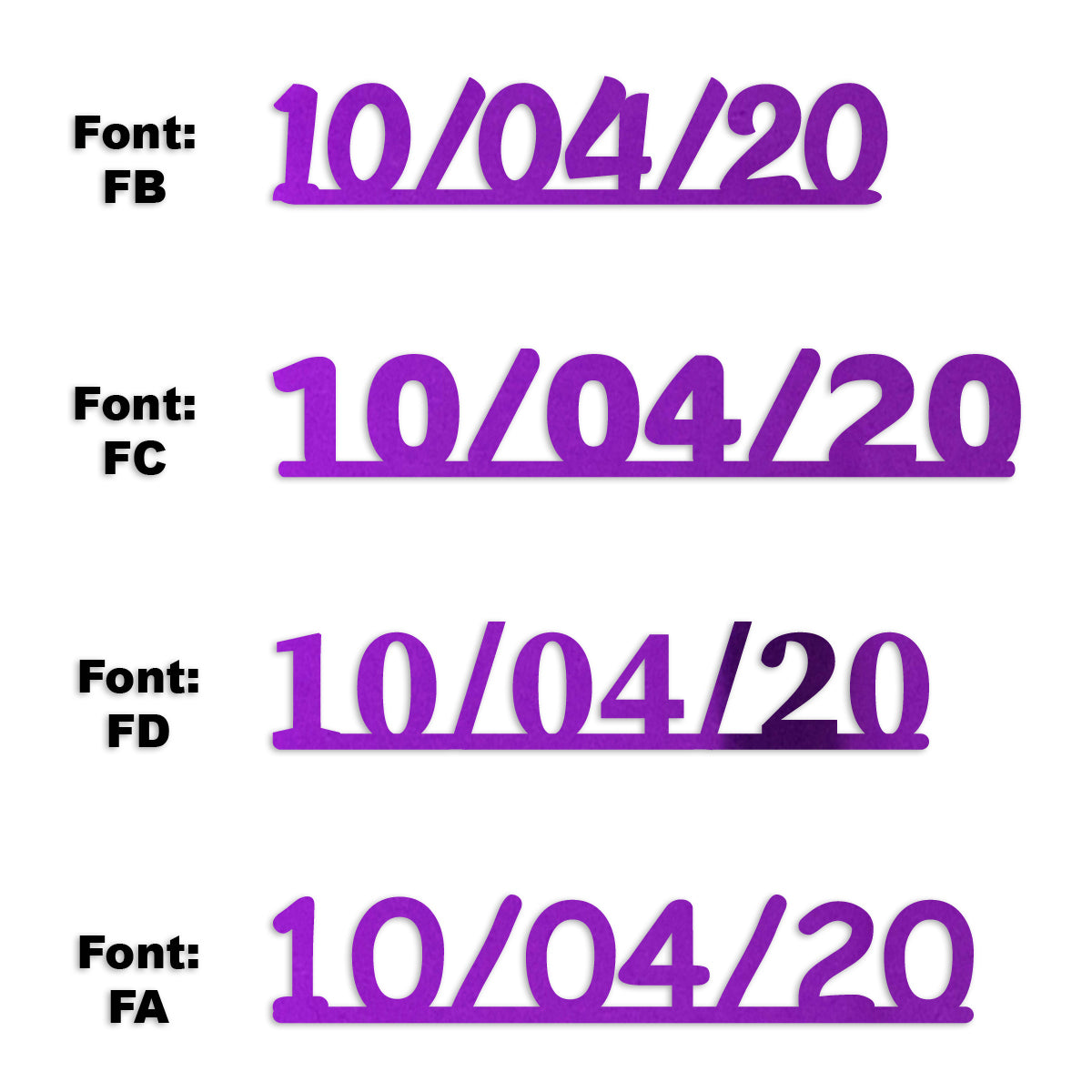 Custom-Fetti Date - 10/04/24 or 10/04/25  Purple