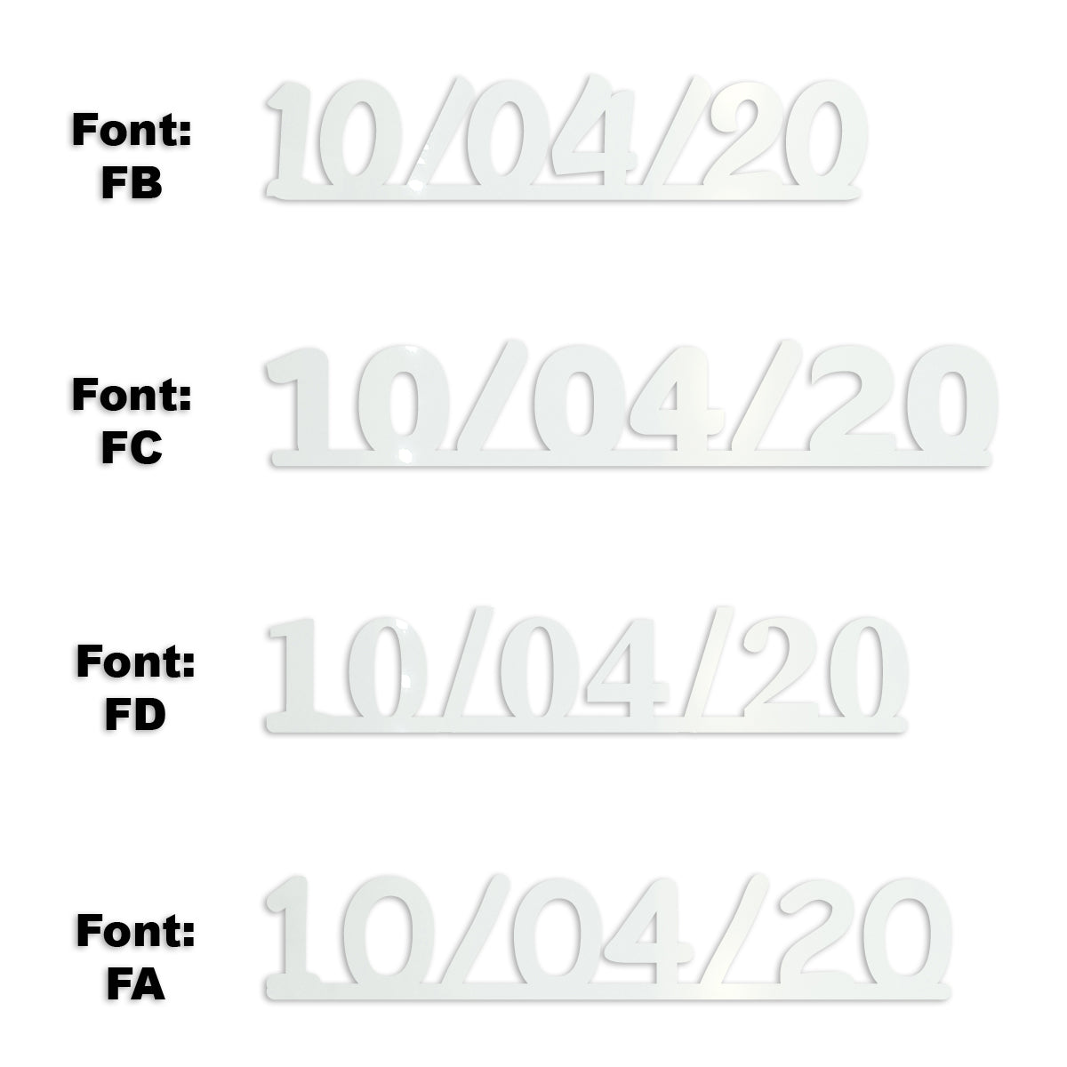 Custom-Fetti Date - 10/04/24 or 10/04/25  White