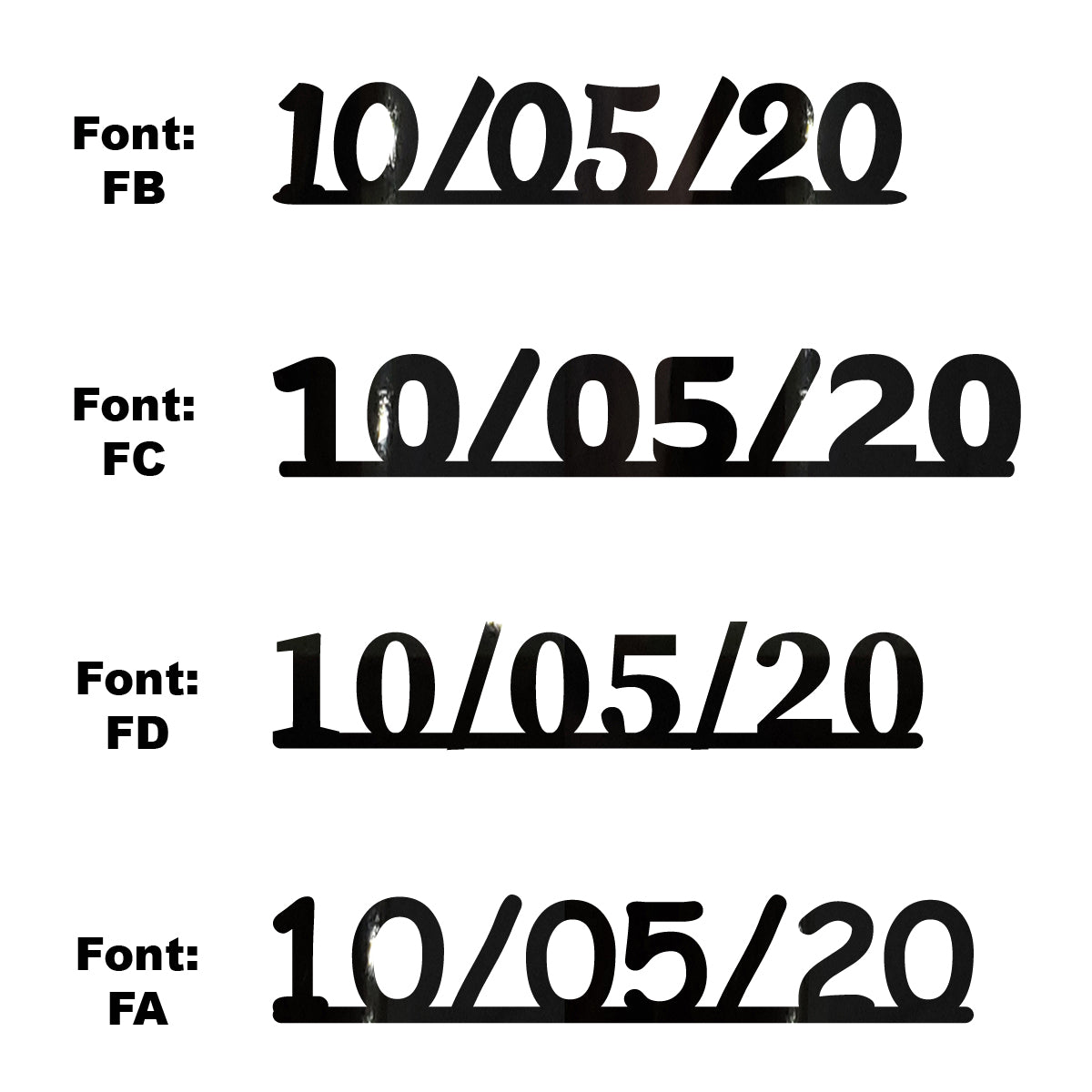 Custom-Fetti Date - 10/05/24 or 10/05/25  Black