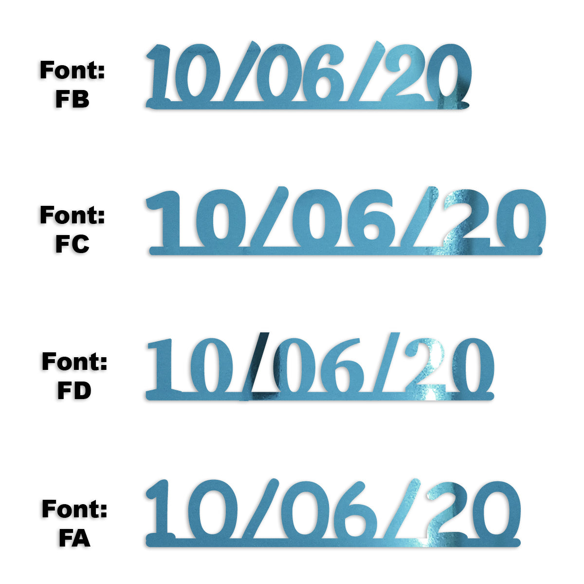 Custom-Fetti Date - 10/06/24 or 10/06/25  Blue Sky