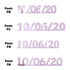 Custom-Fetti Date - 10/06/24 or 10/06/25  Pink