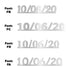 Custom-Fetti Date - 10/06/24 or 10/06/25  Silver
