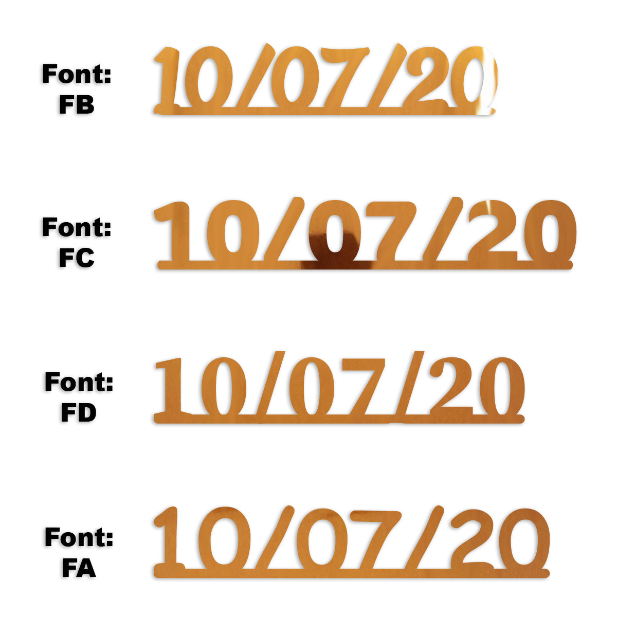 Custom-Fetti Date - 10/07/24 or 10/07/25  Orange