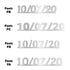Custom-Fetti Date - 10/07/24 or 10/07/25  Silver