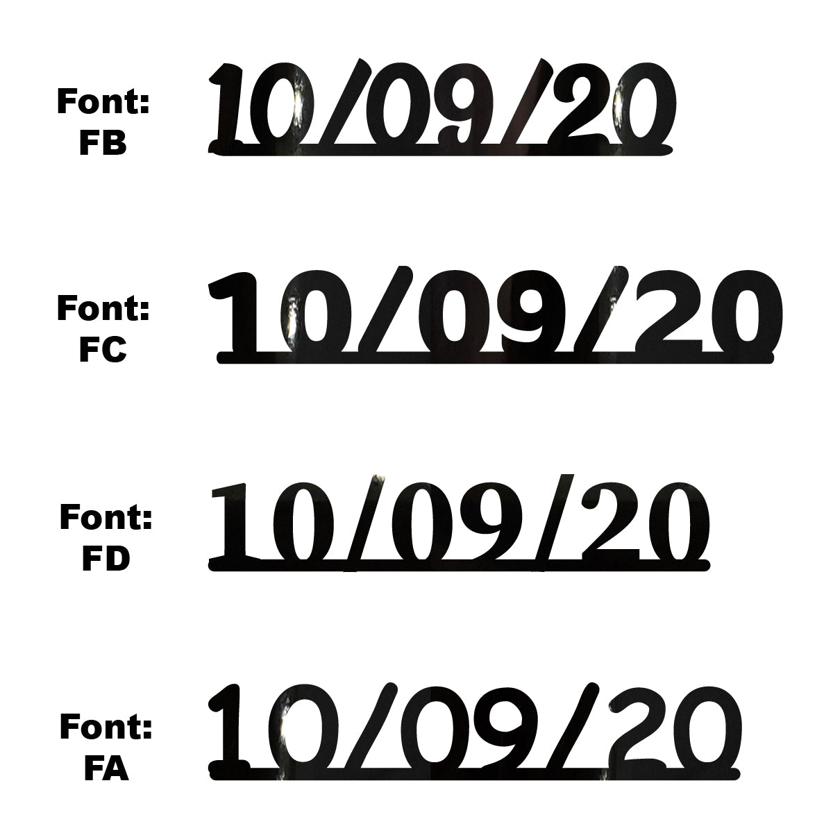 Custom-Fetti Date - 10/09/24 or 10/09/25  Black