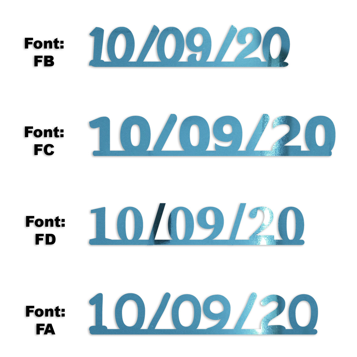 Custom-Fetti Date - 10/09/24 or 10/09/25  Blue Sky