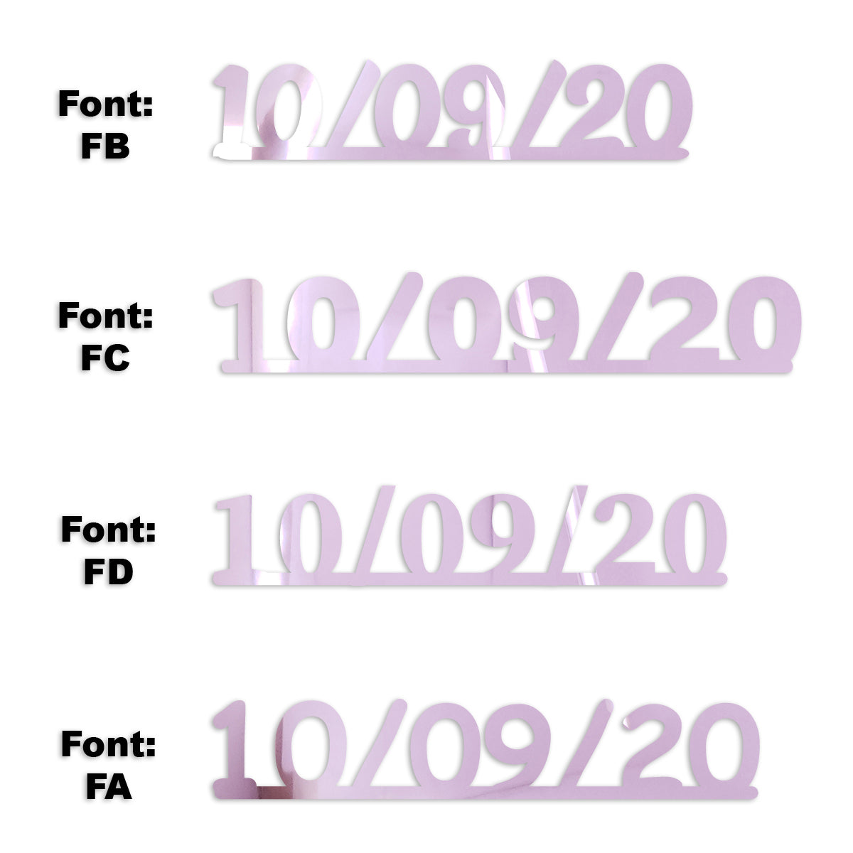 Custom-Fetti Date - 10/09/24 or 10/09/25  Pink