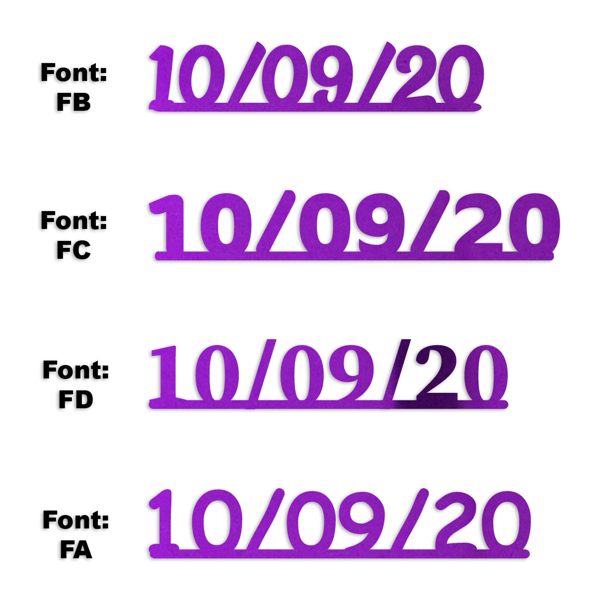 Custom-Fetti Date - 10/09/24 or 10/09/25  Purple