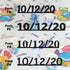Custom-Fetti Date - 10/12/24 or 10/12/25  Black
