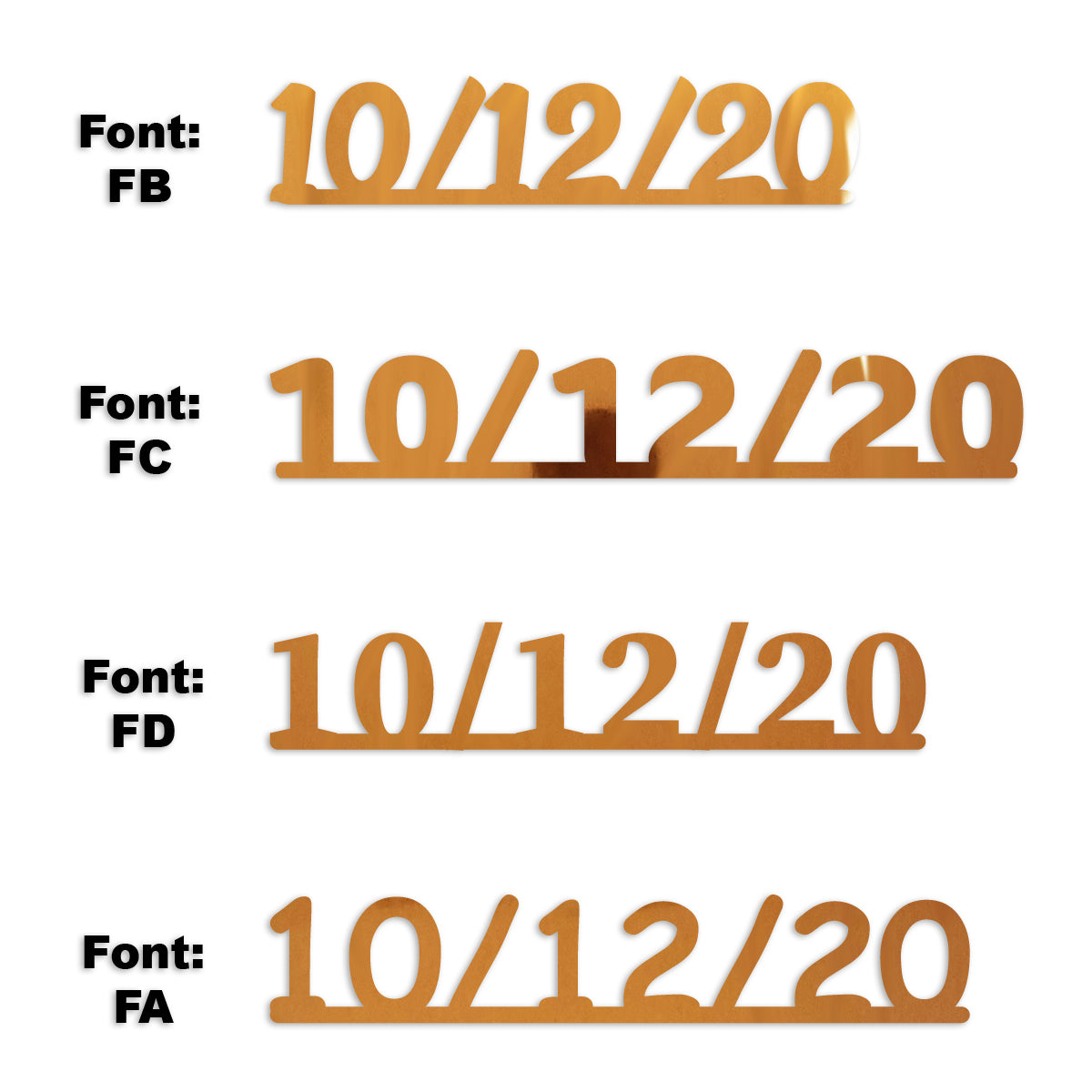Custom-Fetti Date - 10/12/24 or 10/12/25  Orange