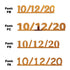 Custom-Fetti Date - 10/12/24 or 10/12/25  Orange