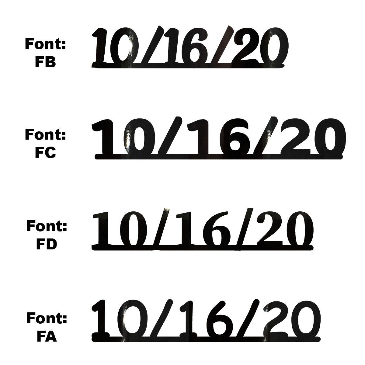 Custom-Fetti Date - 10/16/24 or 10/16/25  Black