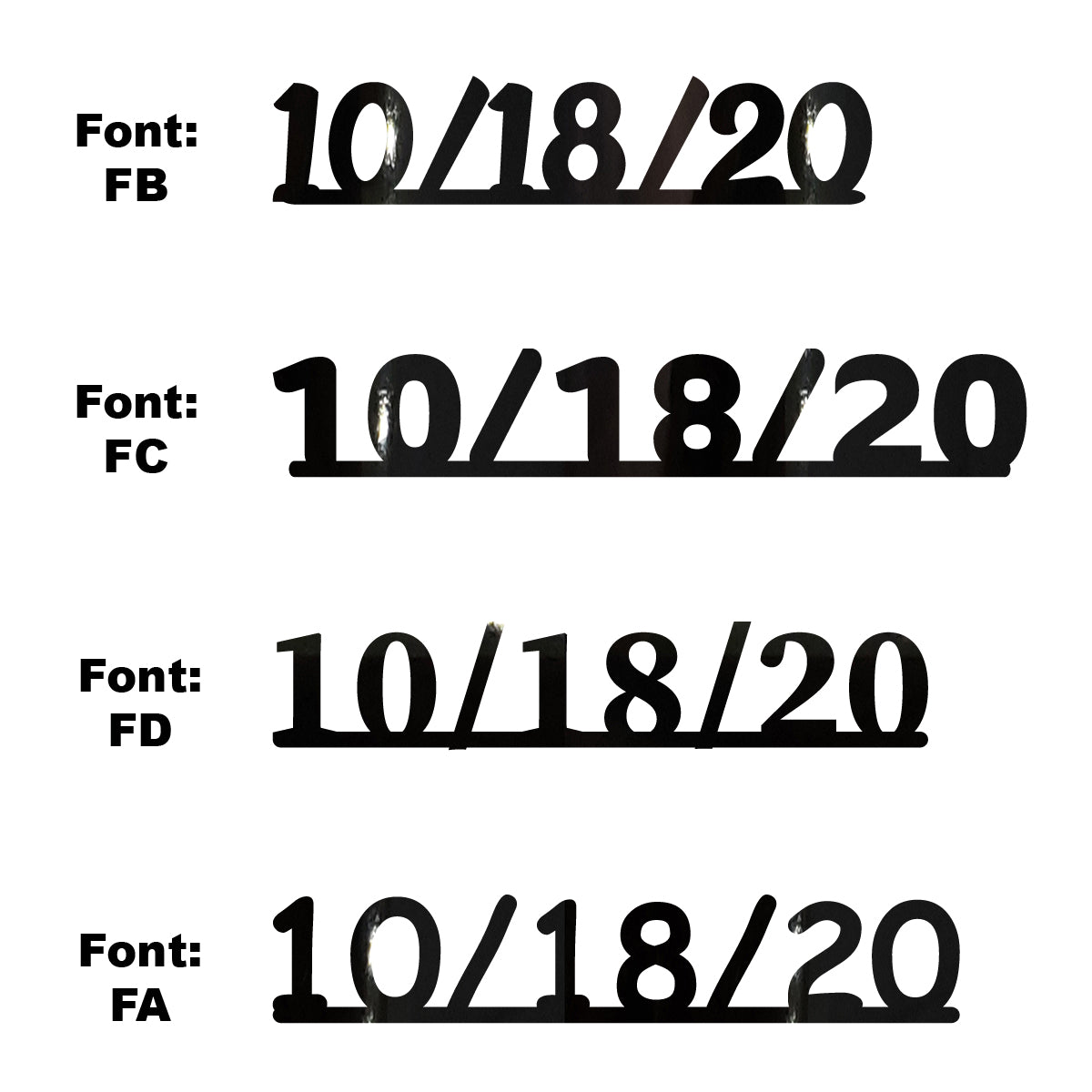 Custom-Fetti Date - 10/18/24 or 10/18/25  Black