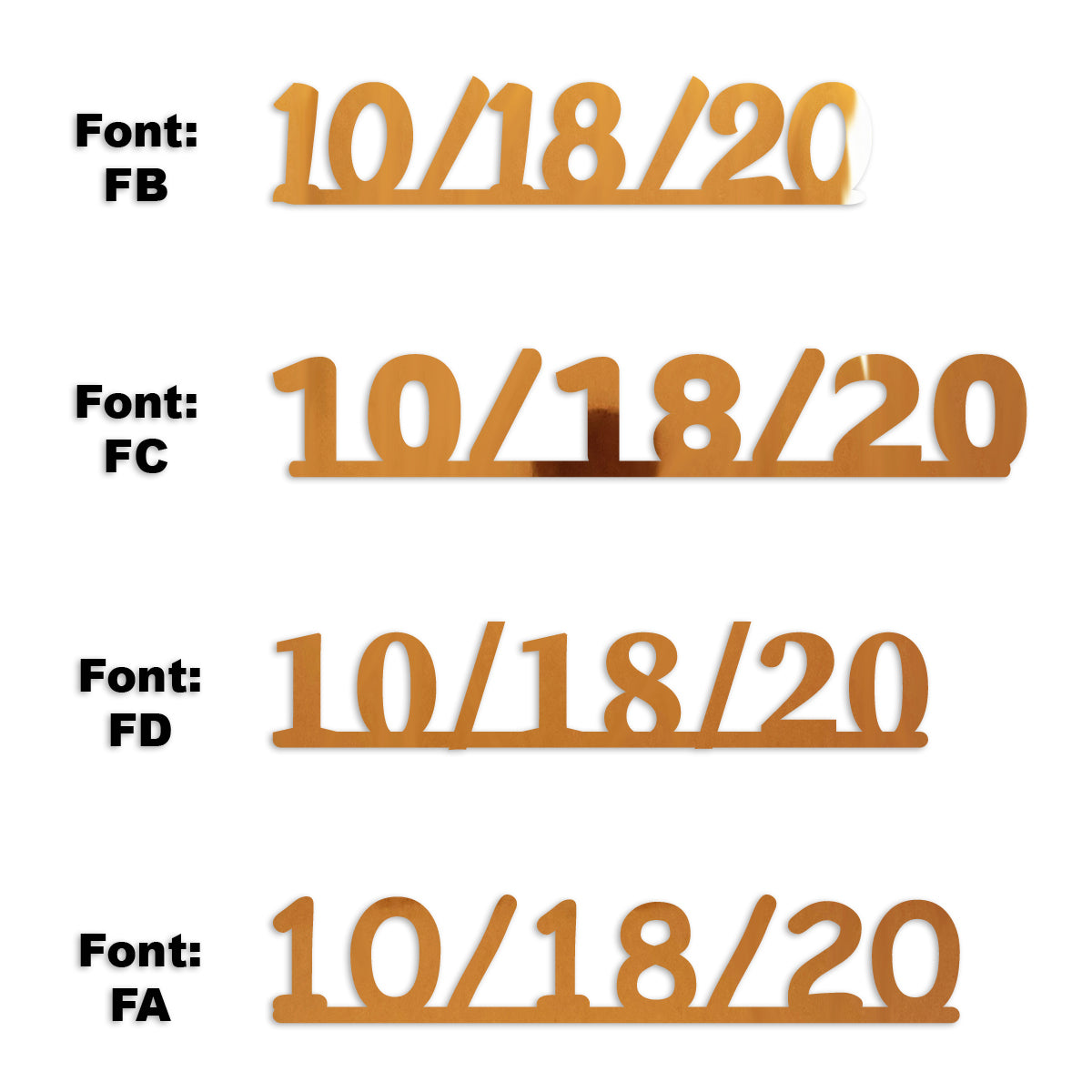 Custom-Fetti Date - 10/18/24 or 10/18/25  Orange