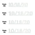 Custom-Fetti Date - 10/18/24 or 10/18/25  White