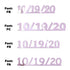 Custom-Fetti Date - 10/19/24 or 10/19/25  Pink