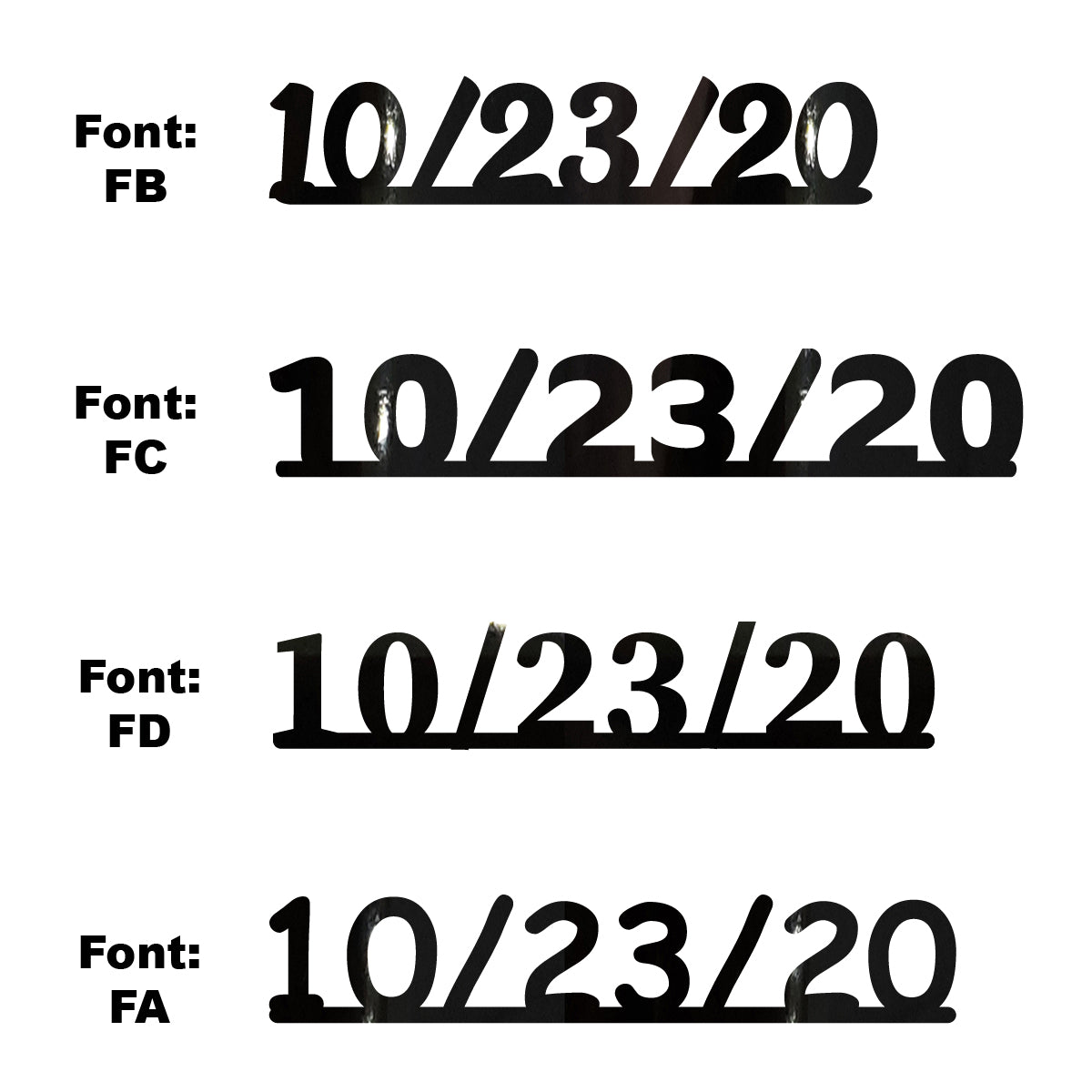 Custom-Fetti Date - 10/23/24 or 10/23/25  Black