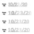 Custom-Fetti Date - 10/23/24 or 10/23/25  Silver