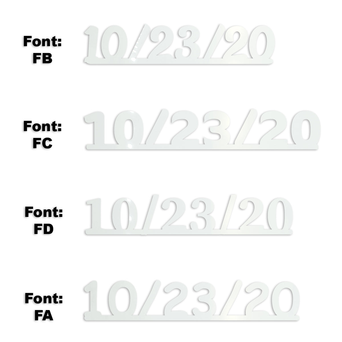 Custom-Fetti Date - 10/23/24 or 10/23/25  White