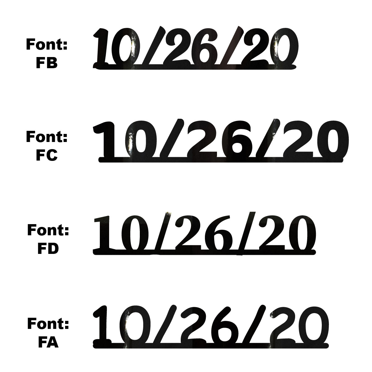 Custom-Fetti Date - 10/26/24 or 10/26/25  Black