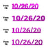 Custom-Fetti Date - 10/26/24 or 10/26/25  Fuchsia