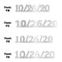 Custom-Fetti Date - 10/26/24 or 10/26/25  Silver