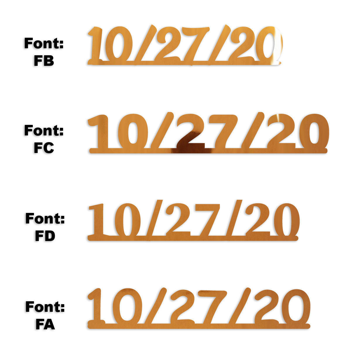 Custom-Fetti Date - 10/27/24 or 10/27/25  Orange