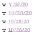 Custom-Fetti Date - 10/28/24 or 10/28/25  Pink