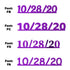 Custom-Fetti Date - 10/28/24 or 10/28/25  Purple