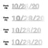 Custom-Fetti Date - 10/28/24 or 10/28/25  Silver